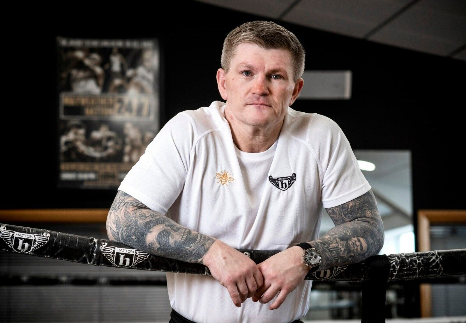 Ricky Hatton The Hitman Portrait | Boxing Poster | British Sports Legend - Sports Poster