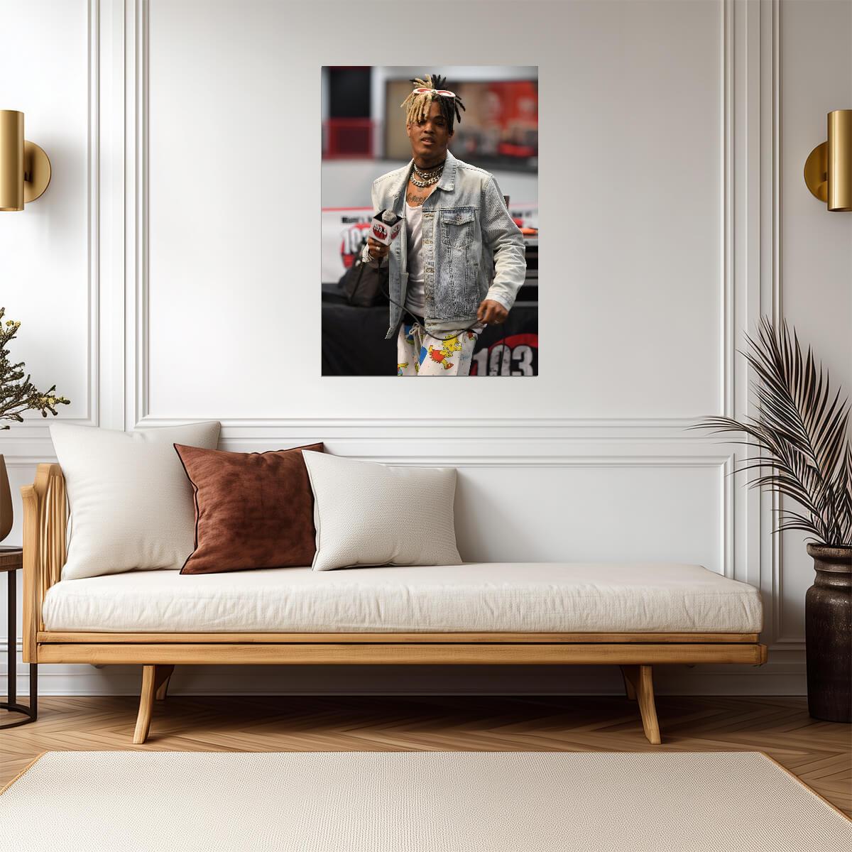 Xxxtentacion at Radio Event | Live Appearance Poster | Hip Hop Star Wall Art - Music Poster