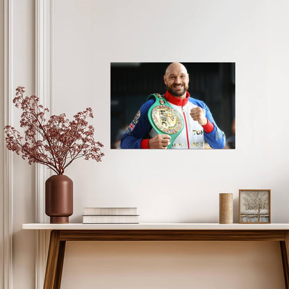Tyson Fury The Gypsy King WBC | Boxing Poster | Heavyweight Champion Art - Sports Poster