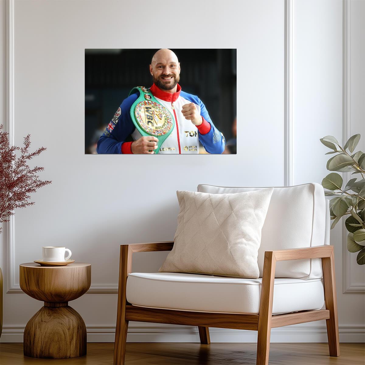Tyson Fury The Gypsy King WBC | Boxing Poster | Heavyweight Champion Art - Sports Poster
