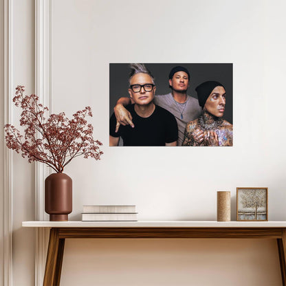 Blink-182 | Pop Punk Band Poster | Rock Music Decor - Music Poster