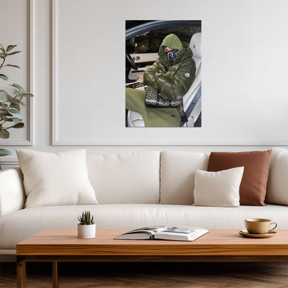 Meekz Poster | UK Drill Rapper Wall Art - Music Poster