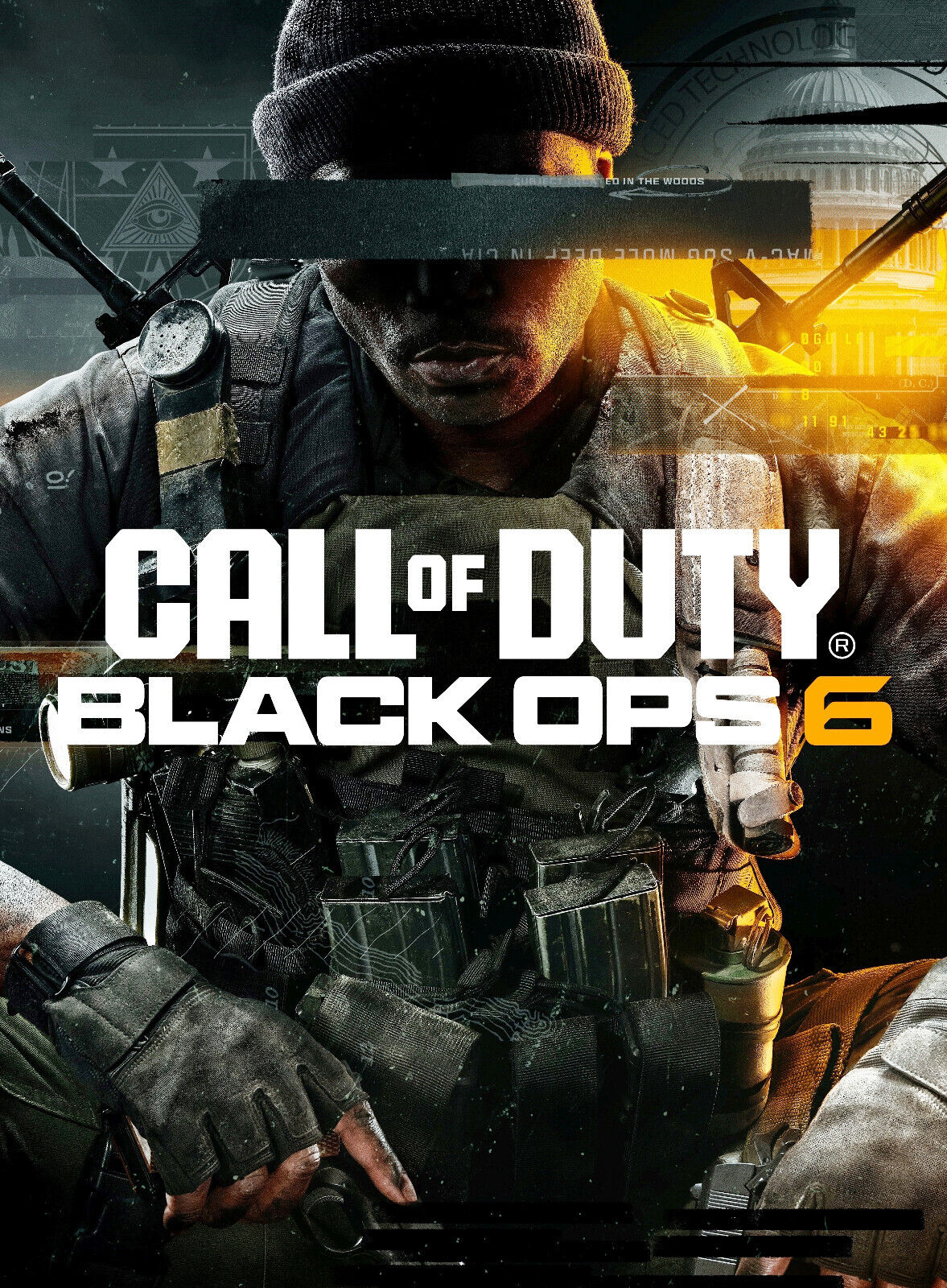 Call of Duty Black Ops 6 | Seated Soldier Key Art | FPS Video Game Wall Decor - Video Games Poster