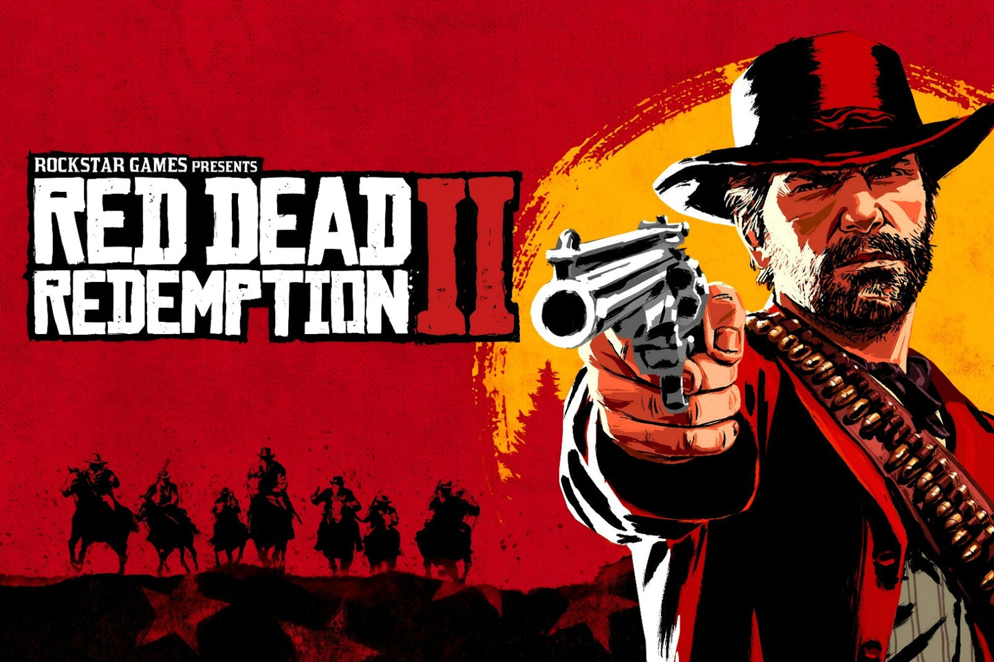 Red Dead Redemption 2 Arthur Morgan Cover Art | Western Video Game Poster | Gaming Room Decor - Video Games Poster