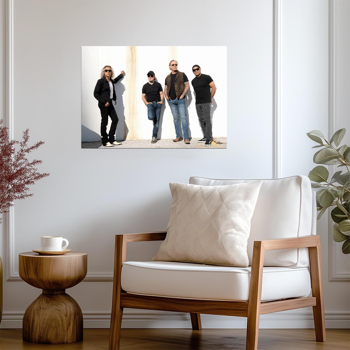 Metallica Modern Band Photoshoot | Heavy Metal Music Poster | Rock Legend Wall Art - Music Poster