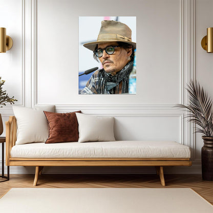 Johnny Depp Print | Actor Poster - Celebrities Poster