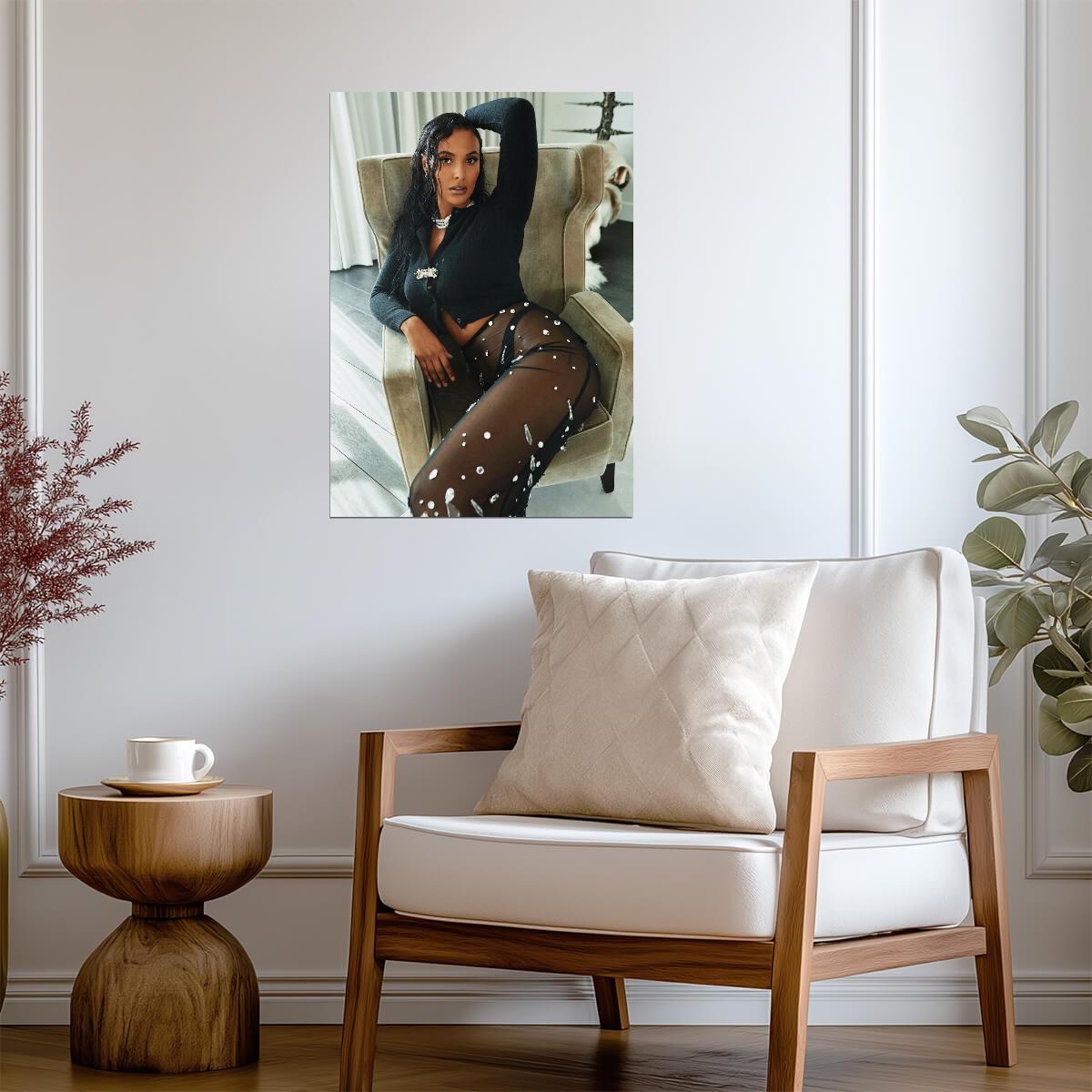 Maya Jama Poster | TV Host Wall Art - Celebrities Poster