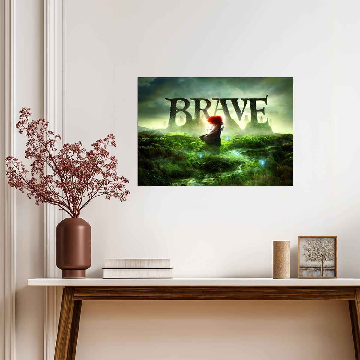 Brave | Vibrant Cartoon Art | Kids Room Poster - Movies & TV Poster