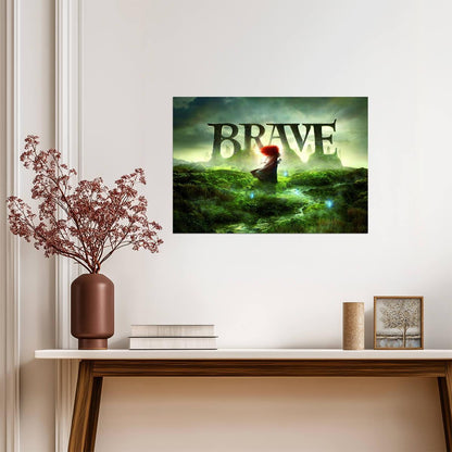 Brave | Vibrant Cartoon Art | Kids Room Poster - Movies & TV Poster