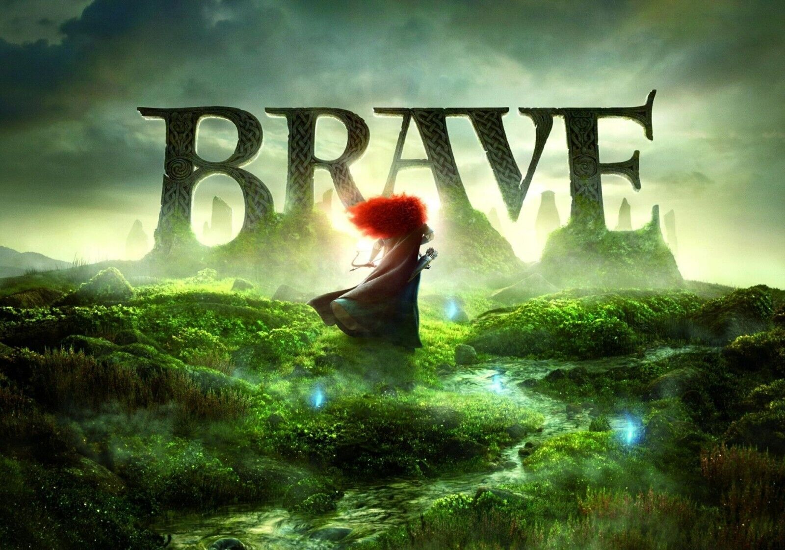 Brave | Vibrant Cartoon Art | Kids Room Poster - Movies & TV Poster