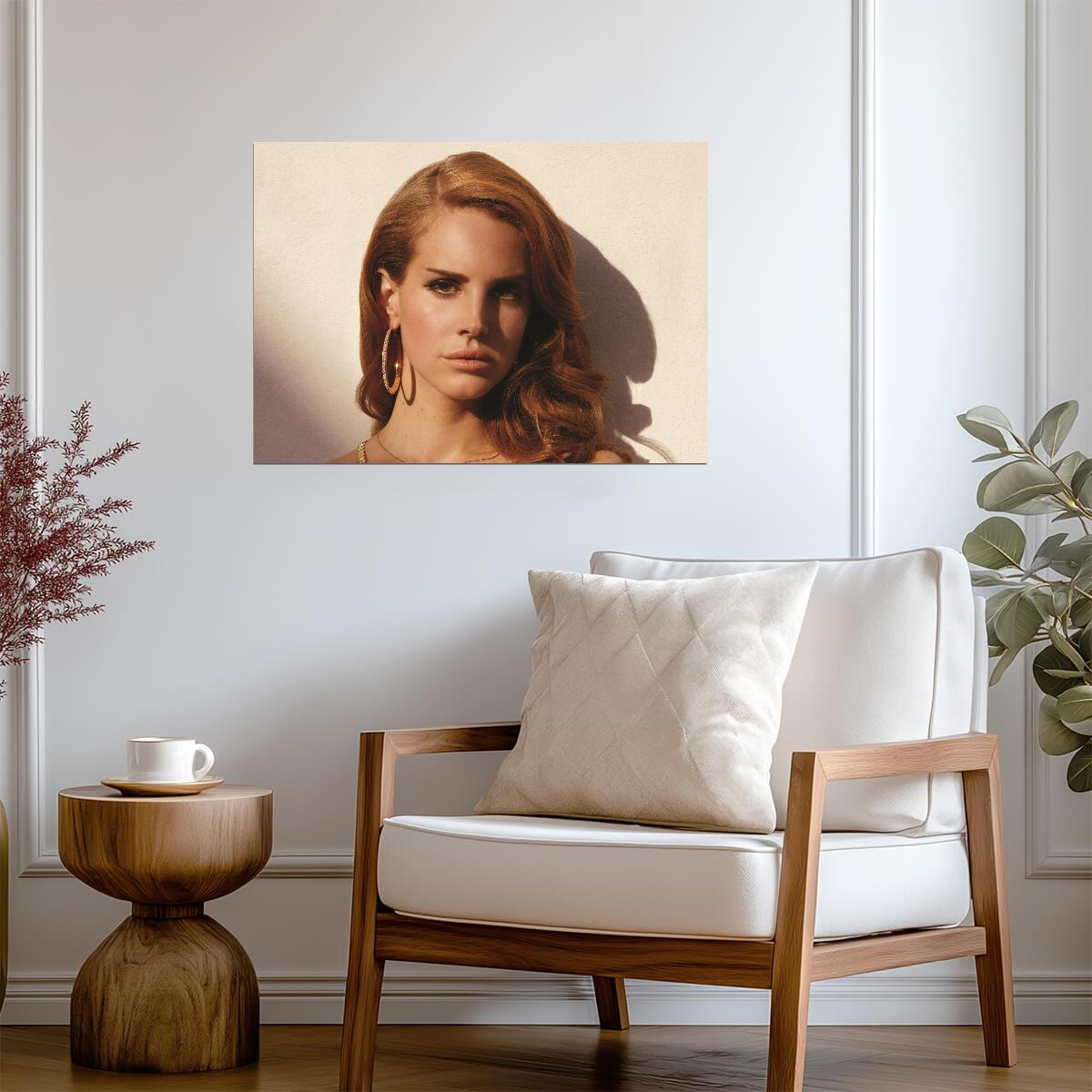 Lana Del Rey Portrait | Music Star Poster | Celebrity Wall Art - Music Poster