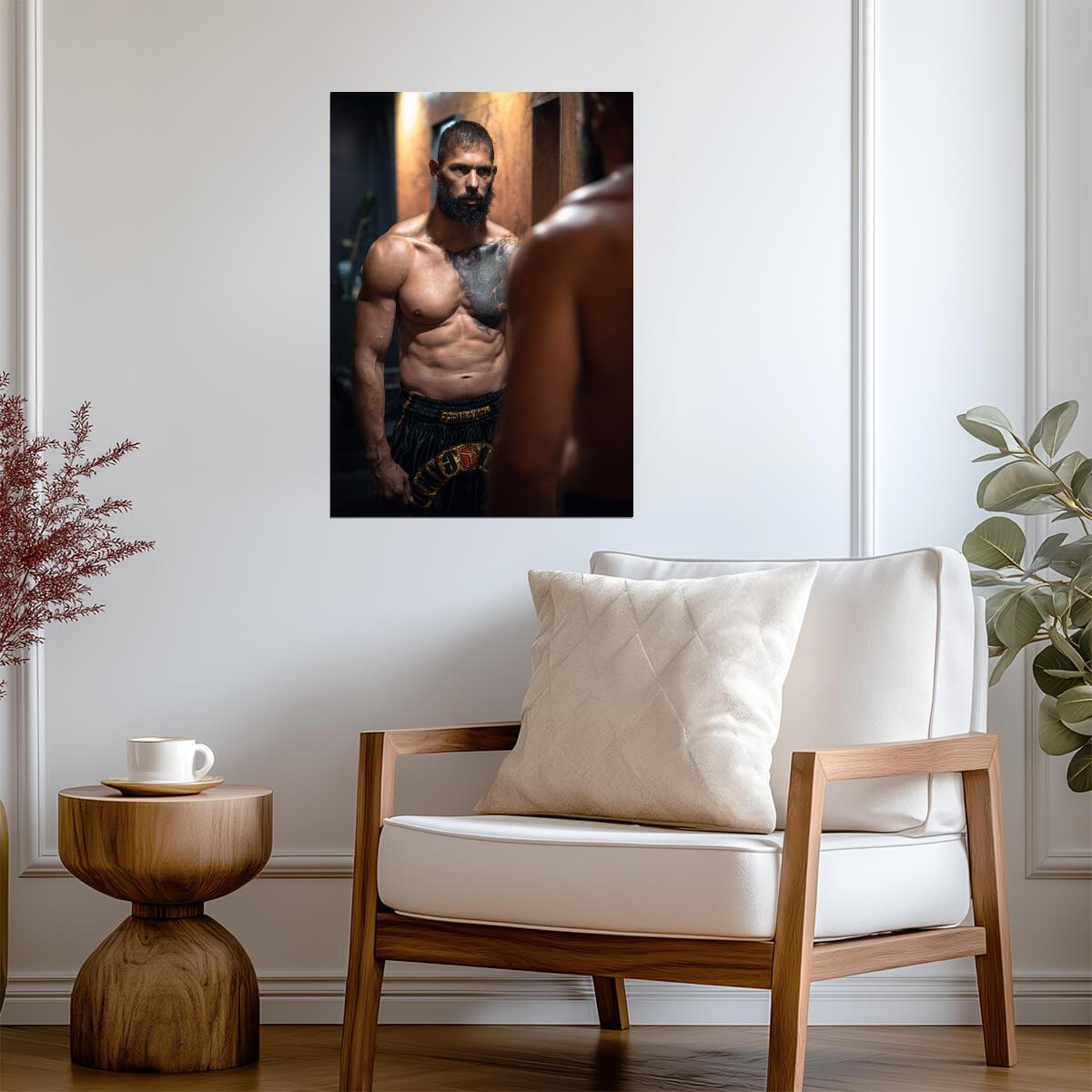 Andrew Tate Kickboxer | Motivational Photo | Gym Wall Art Poster - Celebrities Poster