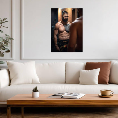Andrew Tate Kickboxer | Motivational Photo | Gym Wall Art Poster - Celebrities Poster
