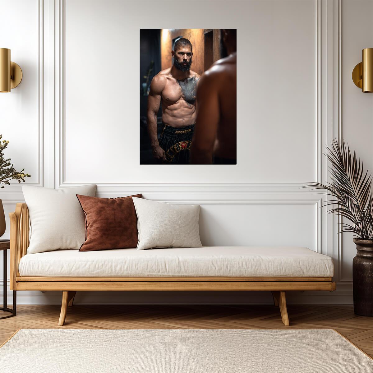 Andrew Tate Kickboxer | Motivational Photo | Gym Wall Art Poster - Celebrities Poster