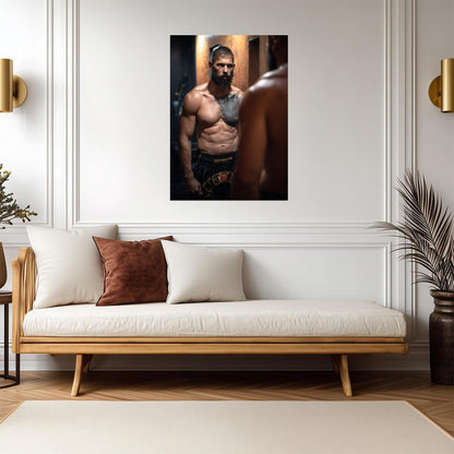 Andrew Tate Kickboxer | Motivational Photo | Gym Wall Art Poster - Celebrities Poster