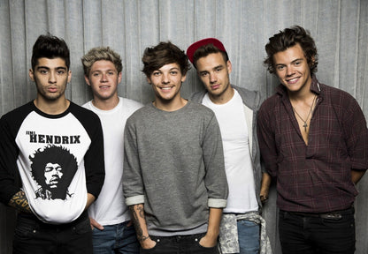 One Direction Casual Band Photo | Pop Music Group Poster | Modern Boy Band Wall Art - Music Poster