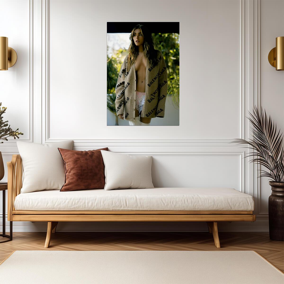 Madison Beer Fashion Photoshoot | Modern Music Poster | Sexy Celebrity Wall Art - Music Poster