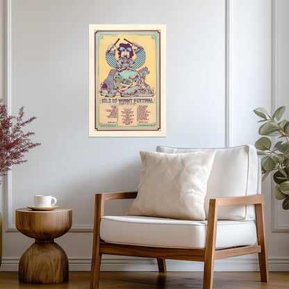 Isle Of Wight Festival 1970 | Vintage Music Event | Concert Poster - Music Poster