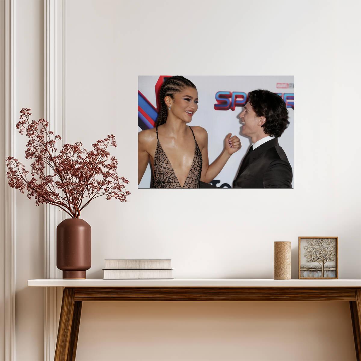 Tom Holland and Zendaya | Spider-Man Premiere Poster | Celebrity Couple Wall Art - Celebrities Poster