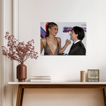 Tom Holland and Zendaya | Spider-Man Premiere Poster | Celebrity Couple Wall Art - Celebrities Poster