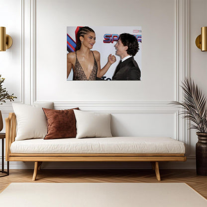 Tom Holland and Zendaya | Spider-Man Premiere Poster | Celebrity Couple Wall Art - Celebrities Poster