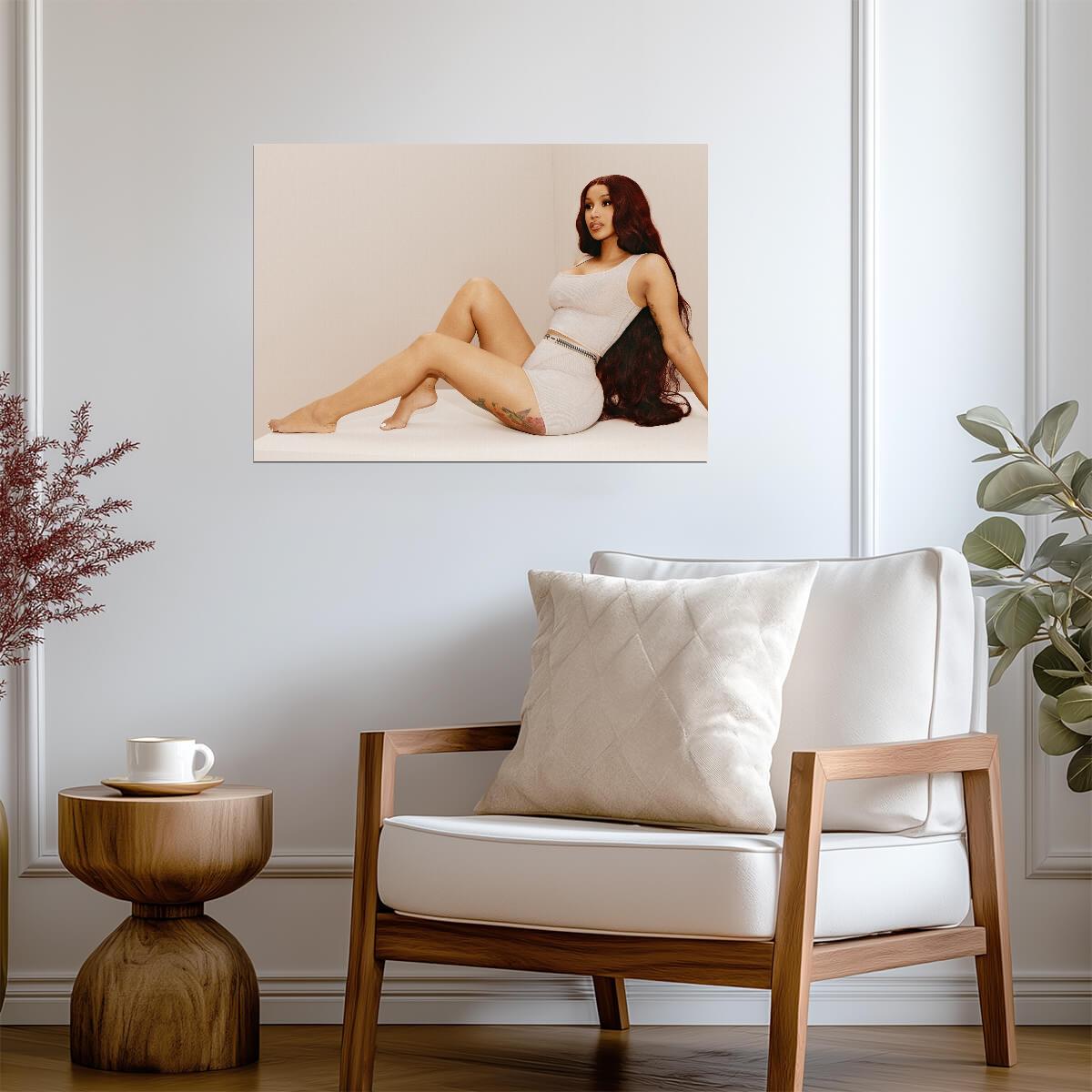 Cardi B | Female Rapper Art | Music Star Poster - Music Poster