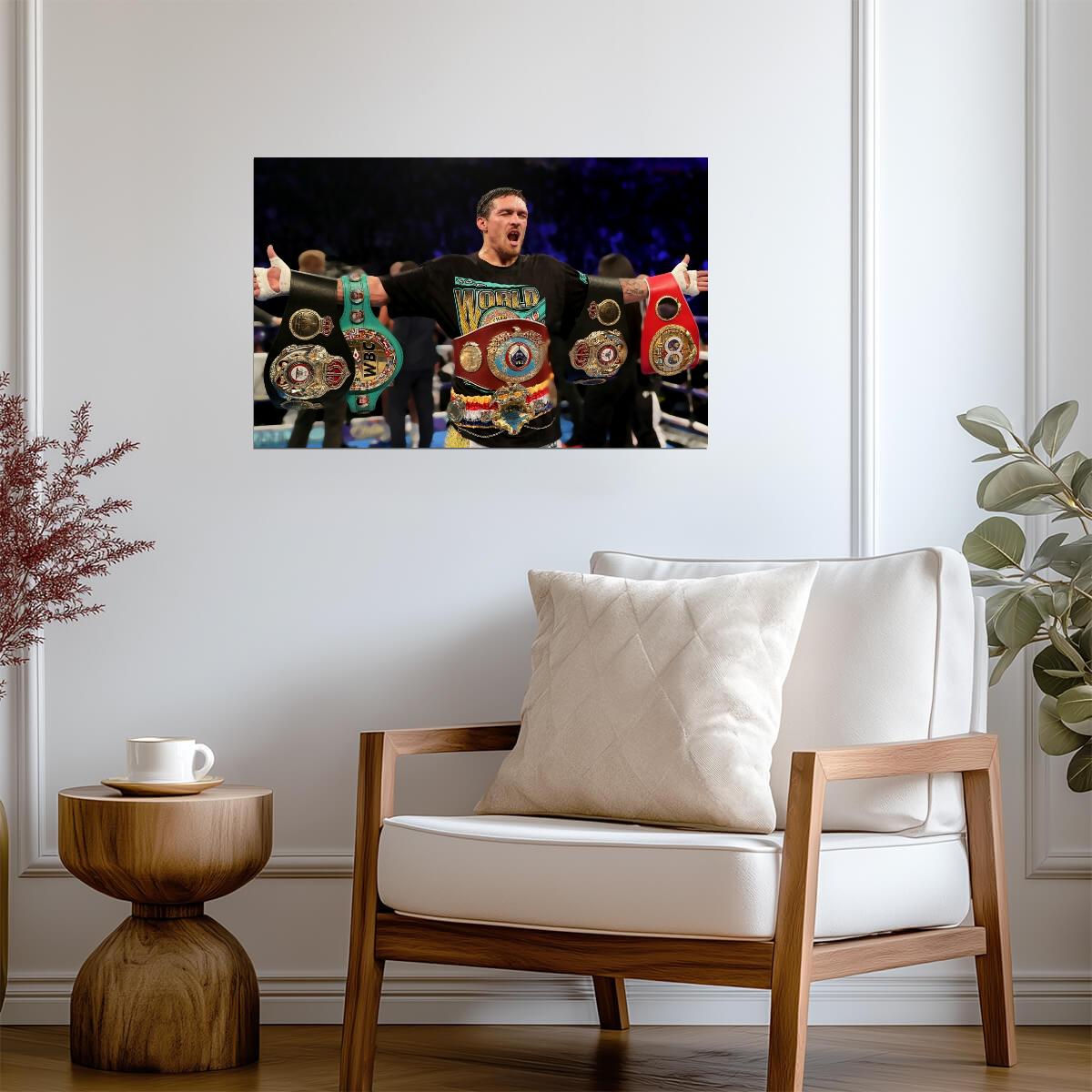 Oleksandr Usyk Undisputed Champion | Boxing Poster | Sports Legend Wall Art - Sports Poster