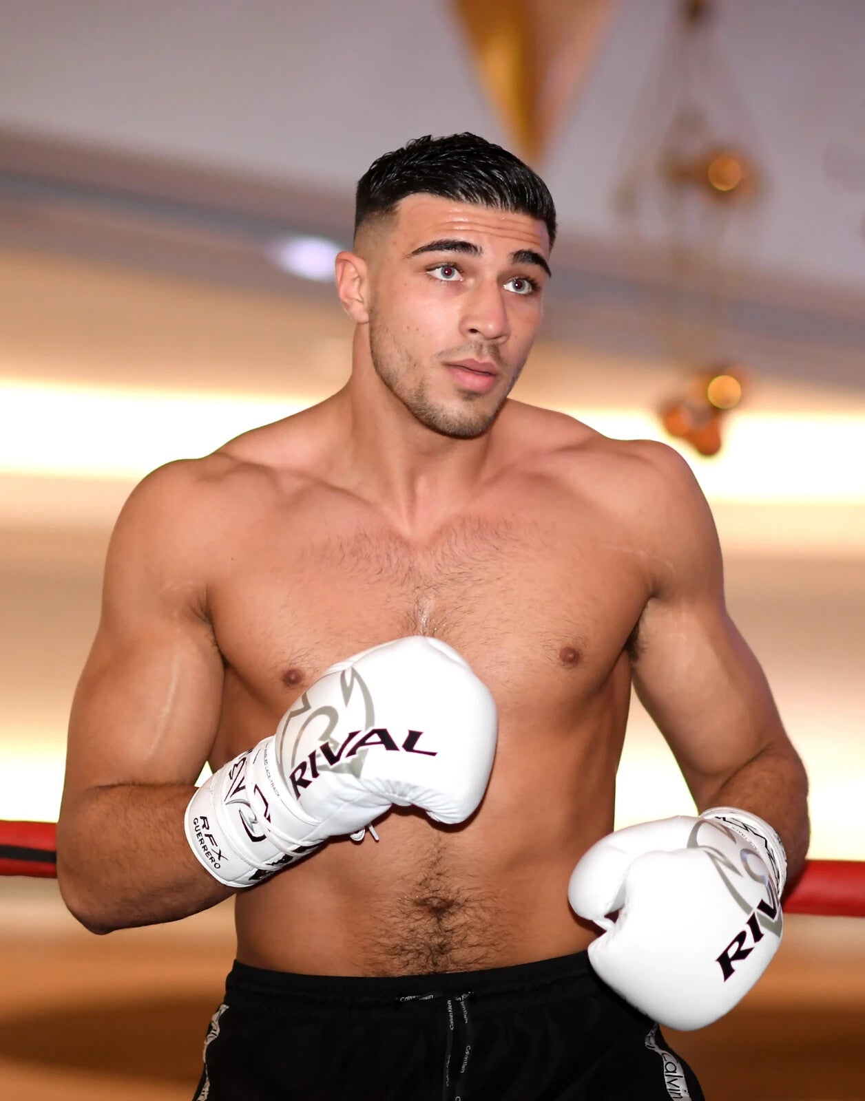 Tommy Fury Boxing Portrait | Combat Sports Poster | British Reality Star Art - Sports Poster