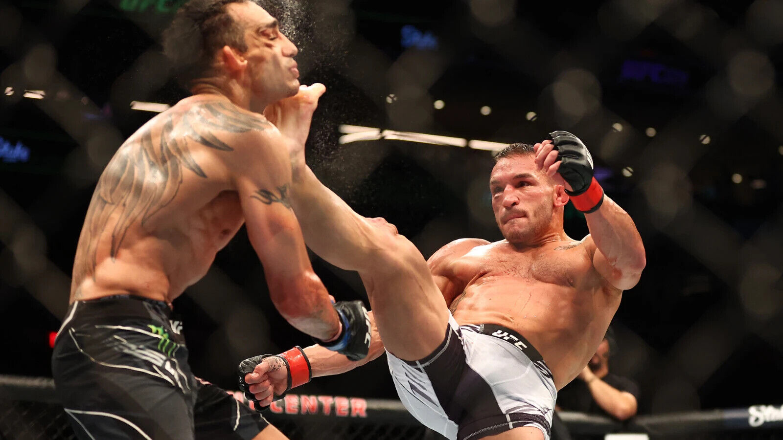 Michael Chandler Front Kick KO | UFC Poster | MMA Knockout Art - Sports Poster