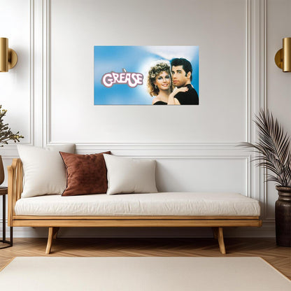 Grease 1978 | John Travolta & Olivia Newton-John | Classic Musical Movie Poster - Movies & TV Poster