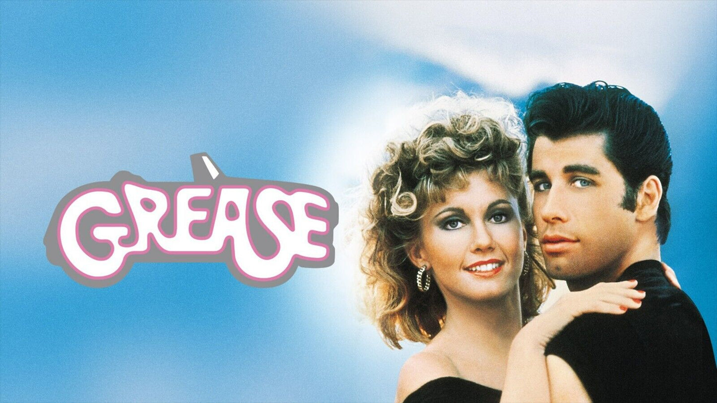 Grease 1978 | John Travolta & Olivia Newton-John | Classic Musical Movie Poster - Movies & TV Poster