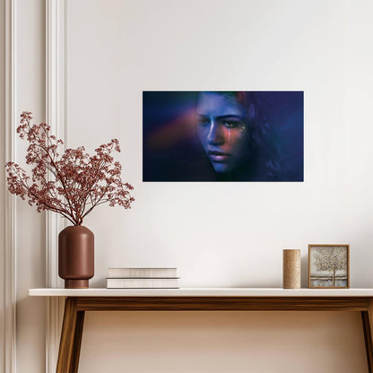 Euphoria Zendaya as Rue Bennett | TV Show Poster | Teen Drama Wall Art - Movies & TV Poster
