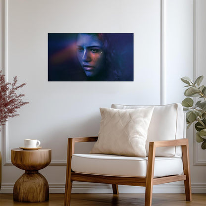 Euphoria Zendaya as Rue Bennett | TV Show Poster | Teen Drama Wall Art - Movies & TV Poster