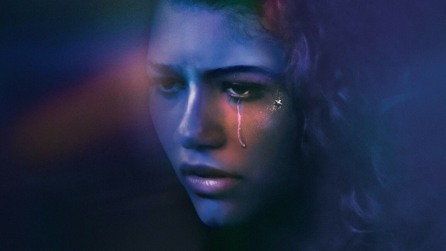 Euphoria Zendaya as Rue Bennett | TV Show Poster | Teen Drama Wall Art - Movies & TV Poster
