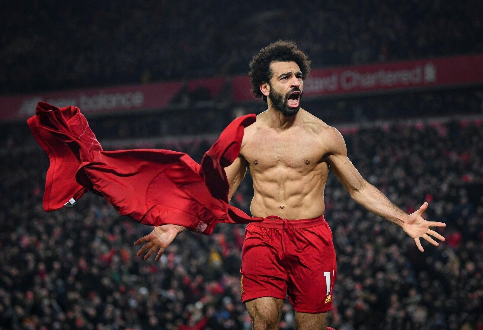 Mohamed Salah Liverpool FC | Soccer Celebration Poster | Sports Wall Art - Sports Poster