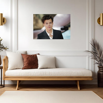 Harry Styles Portrait | Pop Music Star | Celebrity Wall Art Poster - Music Poster
