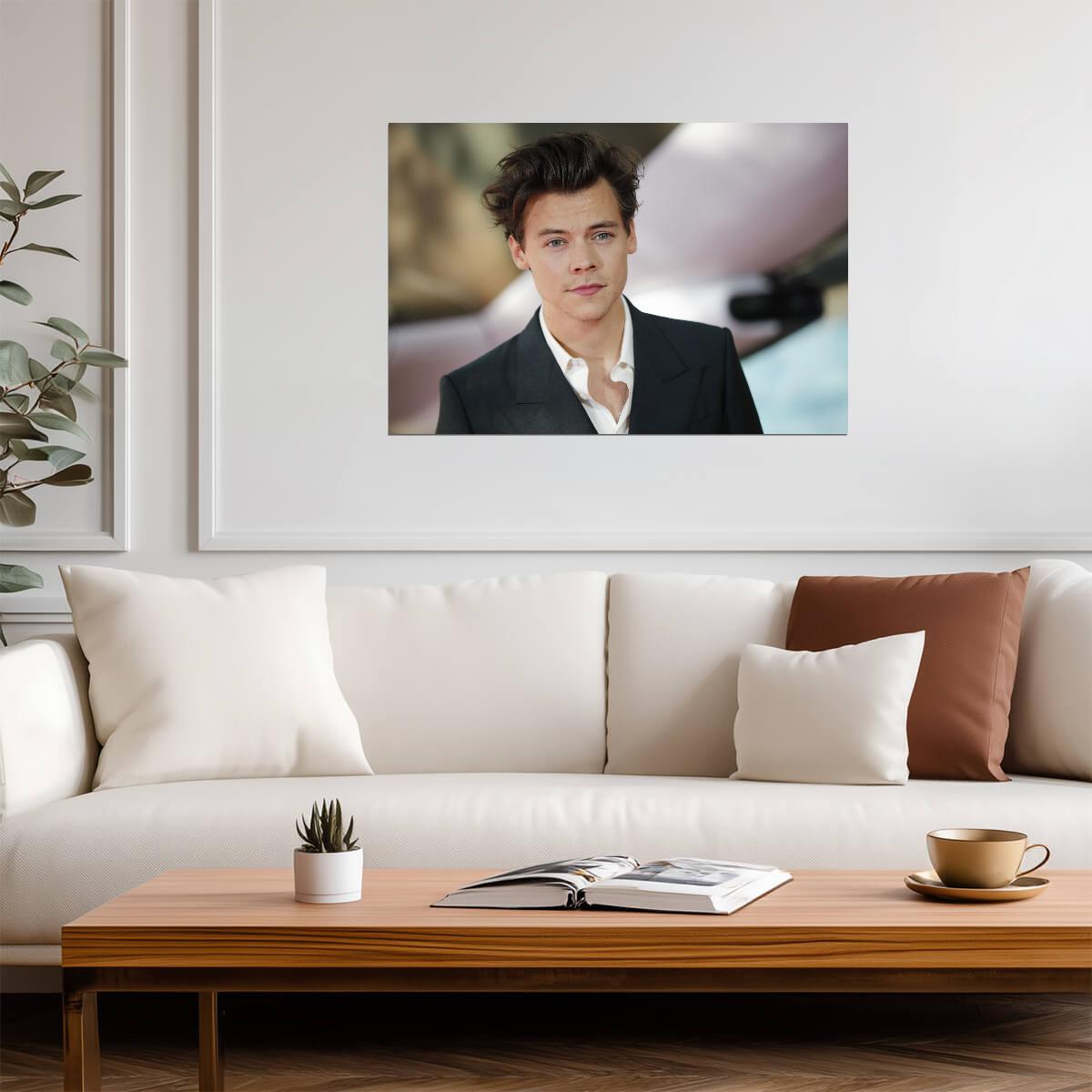 Harry Styles Portrait | Pop Music Star | Celebrity Wall Art Poster - Music Poster