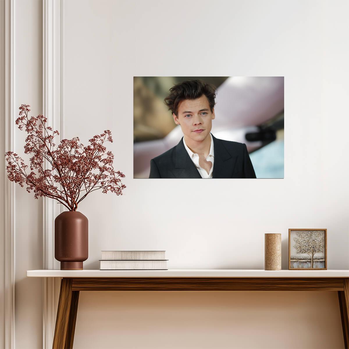 Harry Styles Portrait | Pop Music Star | Celebrity Wall Art Poster - Music Poster
