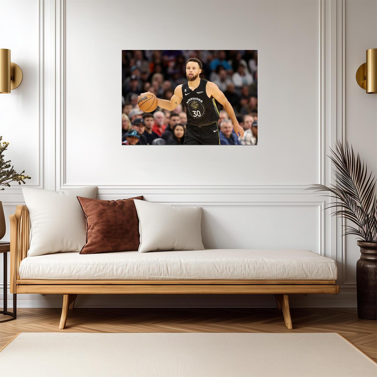 Stephen Curry The Town Jersey | Basketball Poster | Golden State Warriors Decor - Sports Poster