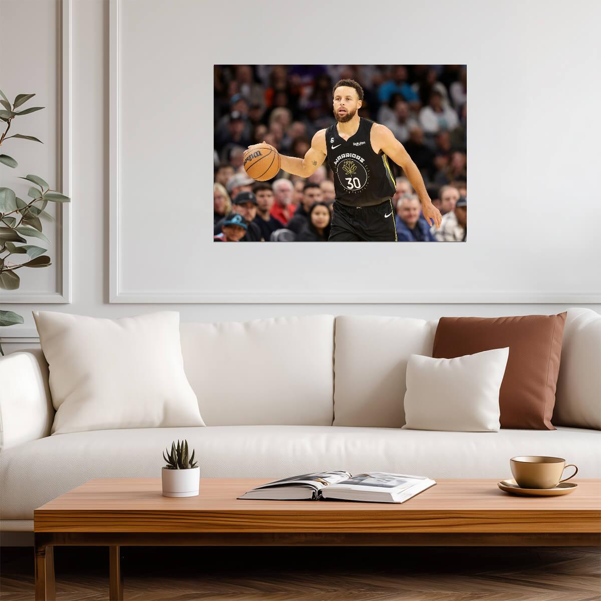 Stephen Curry The Town Jersey | Basketball Poster | Golden State Warriors Decor - Sports Poster
