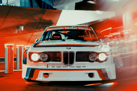 BMW 3.0 CSL E9 Group 2 | Classic Race Car Poster | Vintage Motorsport Art - Cars Poster
