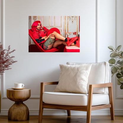 Cardi B | Vibrant Music Art | Celebrity Poster - Music Poster