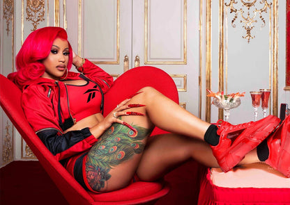 Cardi B | Vibrant Music Art | Celebrity Poster - Music Poster