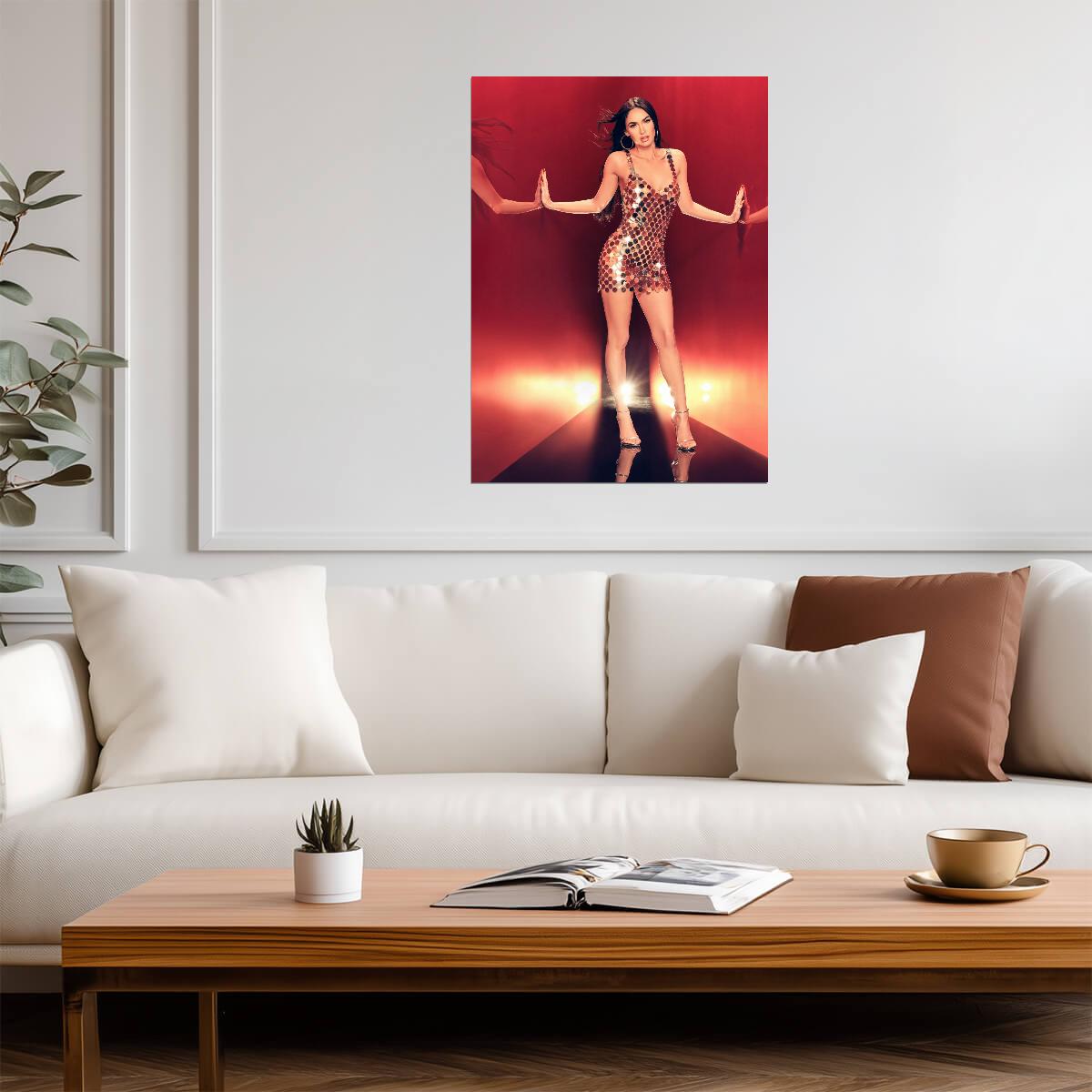 Megan Fox Glamour Photoshoot | Celebrity Wall Art | Sexy Girl Poster - Celebrities Poster
