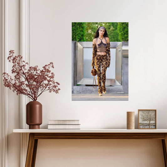 Megan Fox Street Style Photo | Celebrity Fashion Poster | Modern Pop Culture Wall Art - Celebrities Poster
