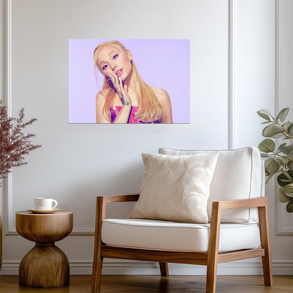 Ariana Grande Eternal Sunshine Era | Blonde Photoshoot Poster | Music Star Wall Art - Music Poster