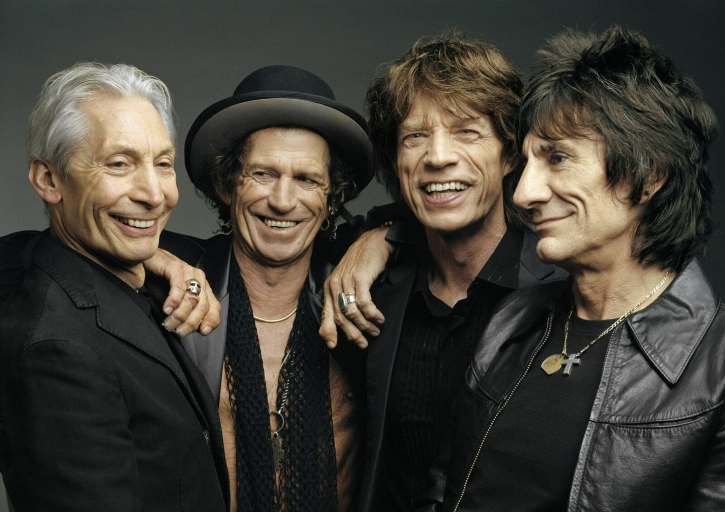 The Rolling Stones Modern Group Portrait | Rock and Roll Legends Poster | Music History Wall Art - Music Poster