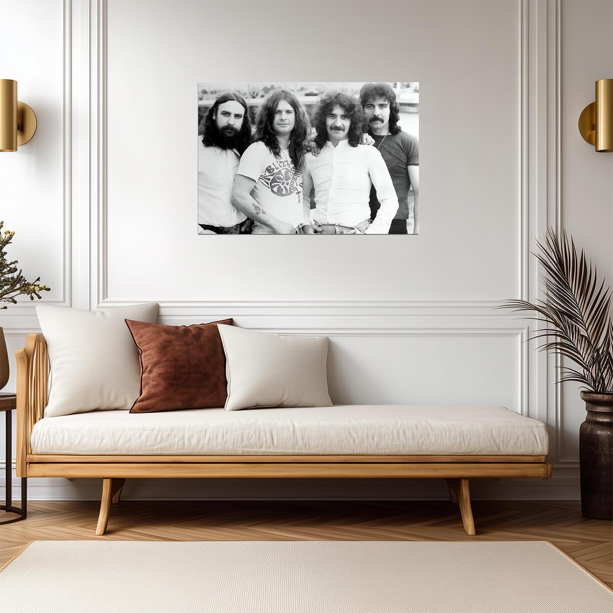 Black Sabbath | Classic Rock Band | Vintage Poster - Music Poster