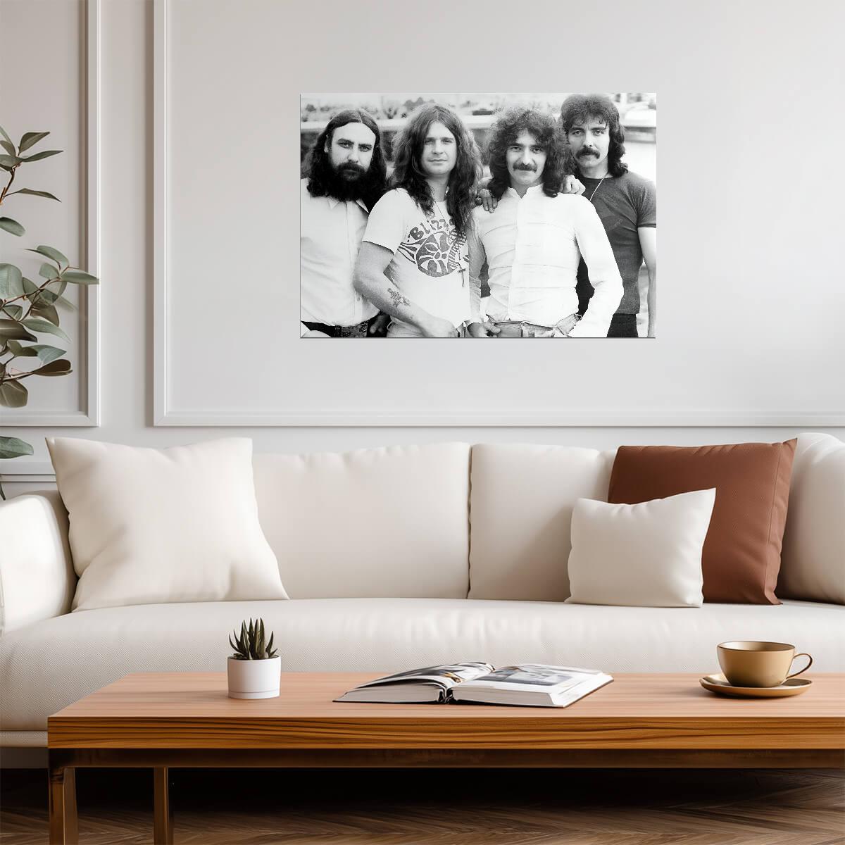 Black Sabbath | Classic Rock Band | Vintage Poster - Music Poster