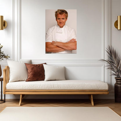 Gordon Ramsay | Celebrity Chef | Kitchen Poster - Celebrities Poster